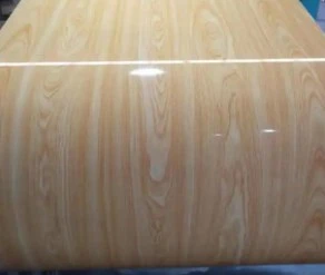 Kumparan Aluminium Pra-Dicat Warna Kayu