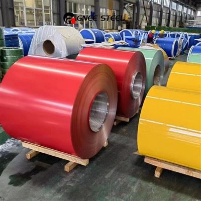 Kumparan Aluminium Pra-Dicat dan Dilapisi Warna